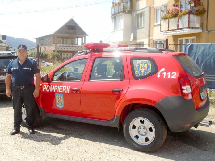 Plutonierul major Gheorghe Vasc linga autoturismul Duster
