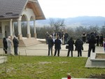 Insatantaneu de la Parastasul din cimitir