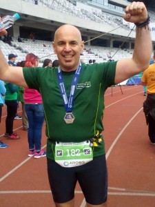 Maratonistul Valentin Ghilezan