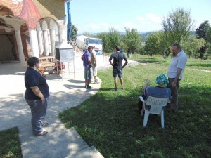 Părintele, la discuţii cu muncitorii