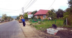 Stradă asfaltată în urma finalizării lucrărilor de canalizare