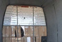 Ţigări în valoare de 445.000 lei confiscate la frontiera de nord