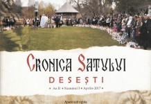 A apărut nr. 3 al revistei CRONICA SATULUI DESEŞTI