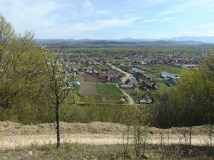 Vedere panoramică asupra comunei Sarasău