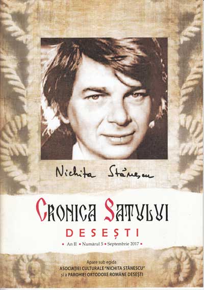 A apărut numărul 5 al Cronicii satului Deseşti A apărut numărul 5 al Cronicii satului Deseşti