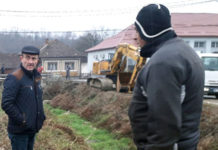 Lucrări de amenajare a văii din Hovrila
