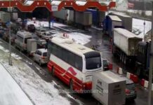 În perioada sărbătorilor de iarnă, aproximativ 2 milioane de persoane au tranzitat frontiera