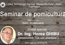 Seminar pomicol la Seini