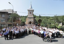 Târnosirea bisericii din Blidari