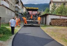 Reabilitări de străzi în Borşa