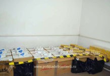 Ţigări de contrabandă într-un imobil nelocuit din Valea Vişeului