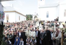 Târnosirea bisericii Parohiei nr. 1 Borşa