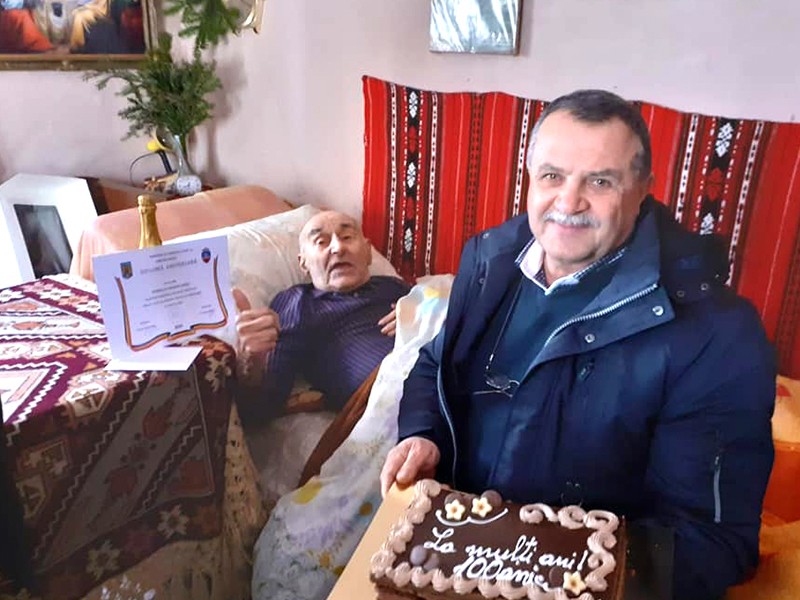 cetatean de 100 de ani in recea