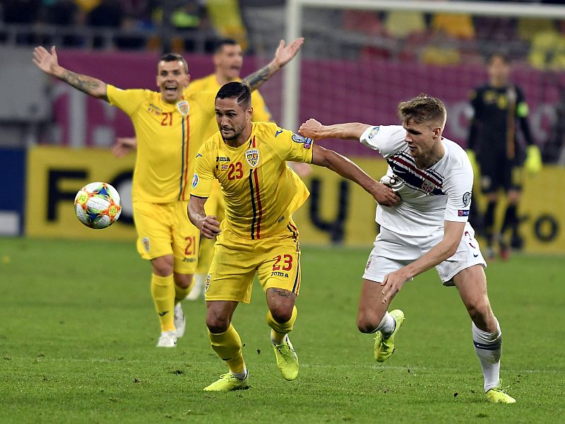 FOTBAL:ROMANIA-NORVEGIA, PRELIMINARIILE C.E. 2020 (15.10.2019)