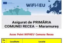 Internetul gratuit, finalizat și în Recea