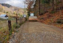 În Cavnic, continuă reabilitarea infrastructurii rutiere