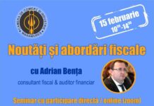 Seminar pe teme de fiscalitate
