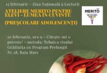 Ateliere MERITO pentru preșcolari și adolescenți