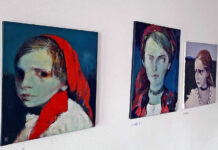 Galerie de pictură modernă în Casa de Cultură din Dragomireşti