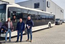 Din vară, 13 autobuze hibrid, pe două rute de transport public local