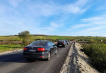 Fațadele blocurilor împrospătate la Ariniș, poartă de intrare în județ