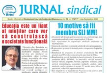 Un nou număr din Jurnal Sindical