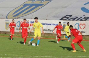 Minaur,-fază Credit foto: CS Minaur Baia Mare fotbal facebook