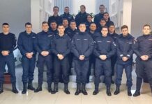 Viitori jandarmi în stagiu de practică