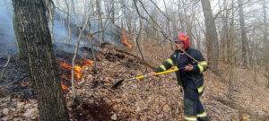 incendiu dealul crucii