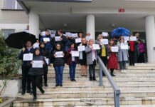 Protest spontan la Casa Judeţeană de Pensii Maramureş