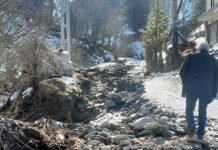 Pagube însemnate după viituri în Poienile de sub Munte