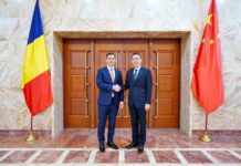Întâlnire de lucru la Ambasada Republicii Populare Chineze în România