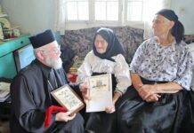 Ordinul „Crucea Justinian Arhiepiscopul” pentru o centenară din Rozavlea