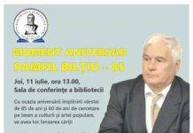 Pamfil Bilțiu, la ceas aniversar