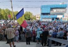 Recalcularea pensiilor a scos în stradă peste 500 de foşti mineri din Maramureş