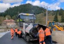 S-a modernizat drumul principal din Complexul Turistic Borșa