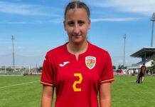 Cristiana Crăciunaș, gol pentru naționala României U15