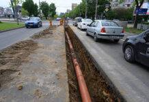Trafic sufocant în Baia Mare, șoferi nervoși. Primăria se scuză, lucrările continuă