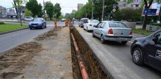 Trafic sufocant în Baia Mare, șoferi nervoși. Primăria se scuză, lucrările continuă