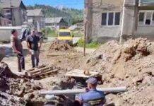 Înlocuirea rețelelor de apă-canal dintre blocurile din Baia Borșa
