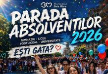 ”Parada Absolvenților” în Baia Mare