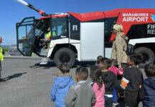 Lecție educativă și interactivă, la Aeroportul Internațional Maramureș