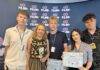 Profesoara Adriana Meșter i-a „condus” pe elevii șincaiști spre un nou succes: câștigarea trofeului Festivalului Național de Film