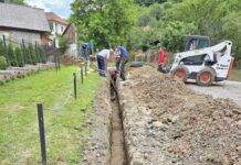 Extinderea rețelei de gaze naturale în Băița avansează