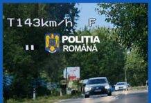 143 km/h într-o zonă cu limită de 50 km/h