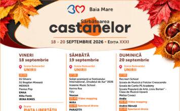 Programul artistic oficial al Sărbătorii Castanelor 2026