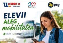 Abonamente gratuite la transportul public pentru elevii băimăreni în noul an școlar