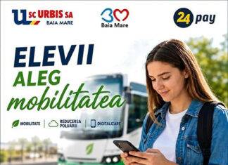 Abonamente gratuite la transportul public pentru elevii băimăreni în noul an școlar