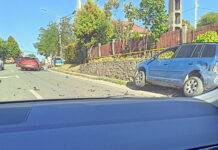 O pasageră a ajuns la spital după un accident pe DN1C, la Recea
