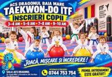 Înscrieri la ACS Dragonul Baia Mare